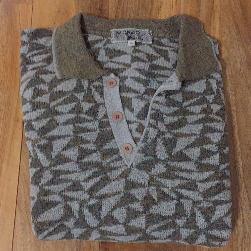 Mondo cotton button down sweater